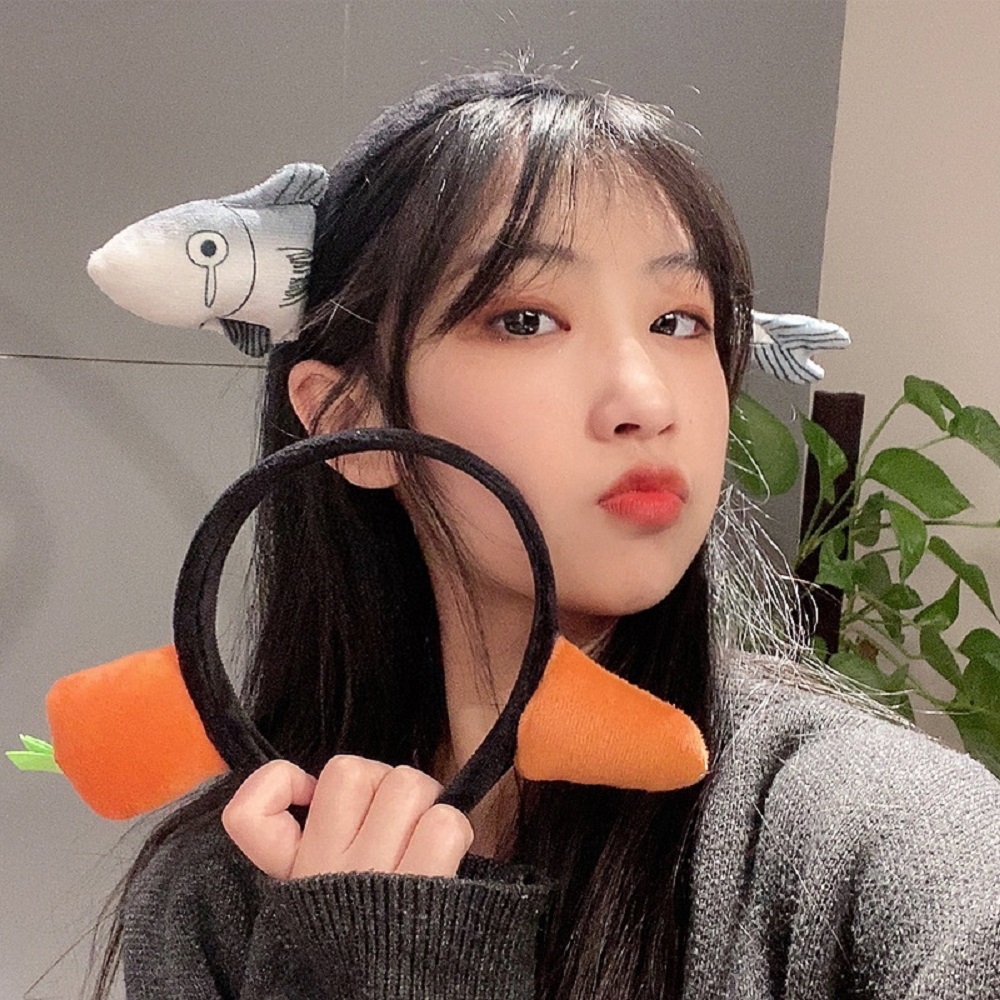 Băng Đô Cài Tóc Hình Củ Cà Rốt Ngộ Nghĩnh