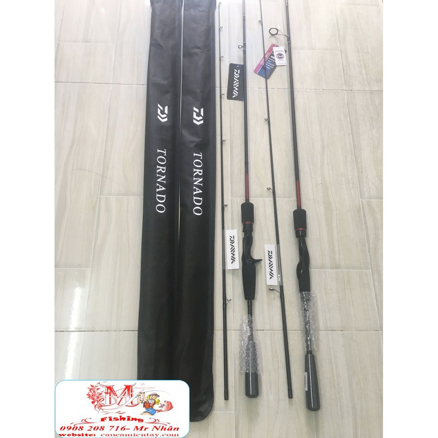 CẦN CÂU LURE DAIWA TORNADO KHOEN FUJI MÁY ĐỨNG VÀ NGANG