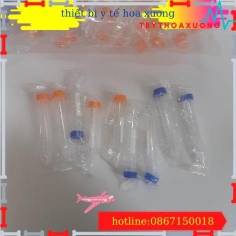 Com Bo 20 Ống Falcon 15ml - Ống Ly Tâm 15ml nắp Vặn, Đáy Nhọn Tiệt Trùng Từng Cái