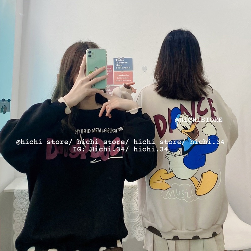 áo nỉ bông cổ tròn dn ẢNH THẬT VIDEO sweater hichi | BigBuy360 - bigbuy360.vn