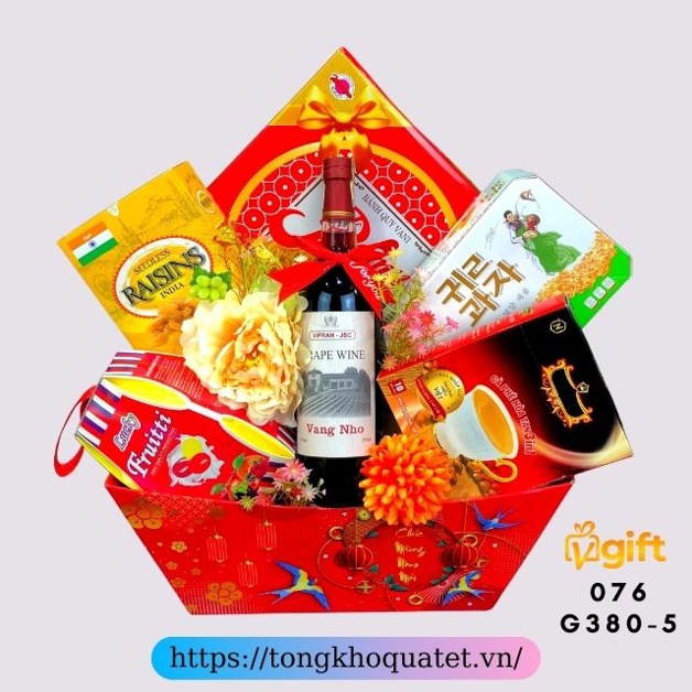 Giỏ Quà Tết 2022 Mẫu Giỏ 380 - 390 ( 8 Giỏ Quà Tết ). | BigBuy360 - bigbuy360.vn