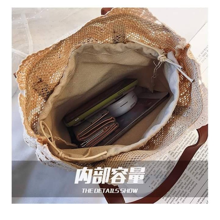 Túi xách vải ren sang trọng