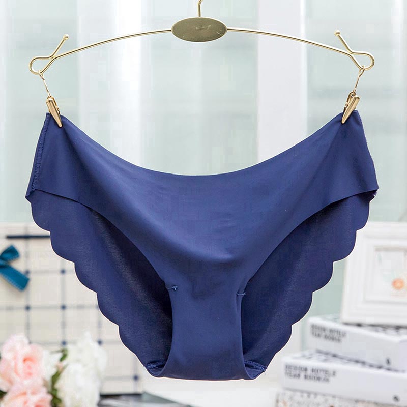 Quần lót ZXYOUPING lụa lạnh không hằn vết siêu mỏng mềm mại màu trơn size M-XL thời trang cho nữ