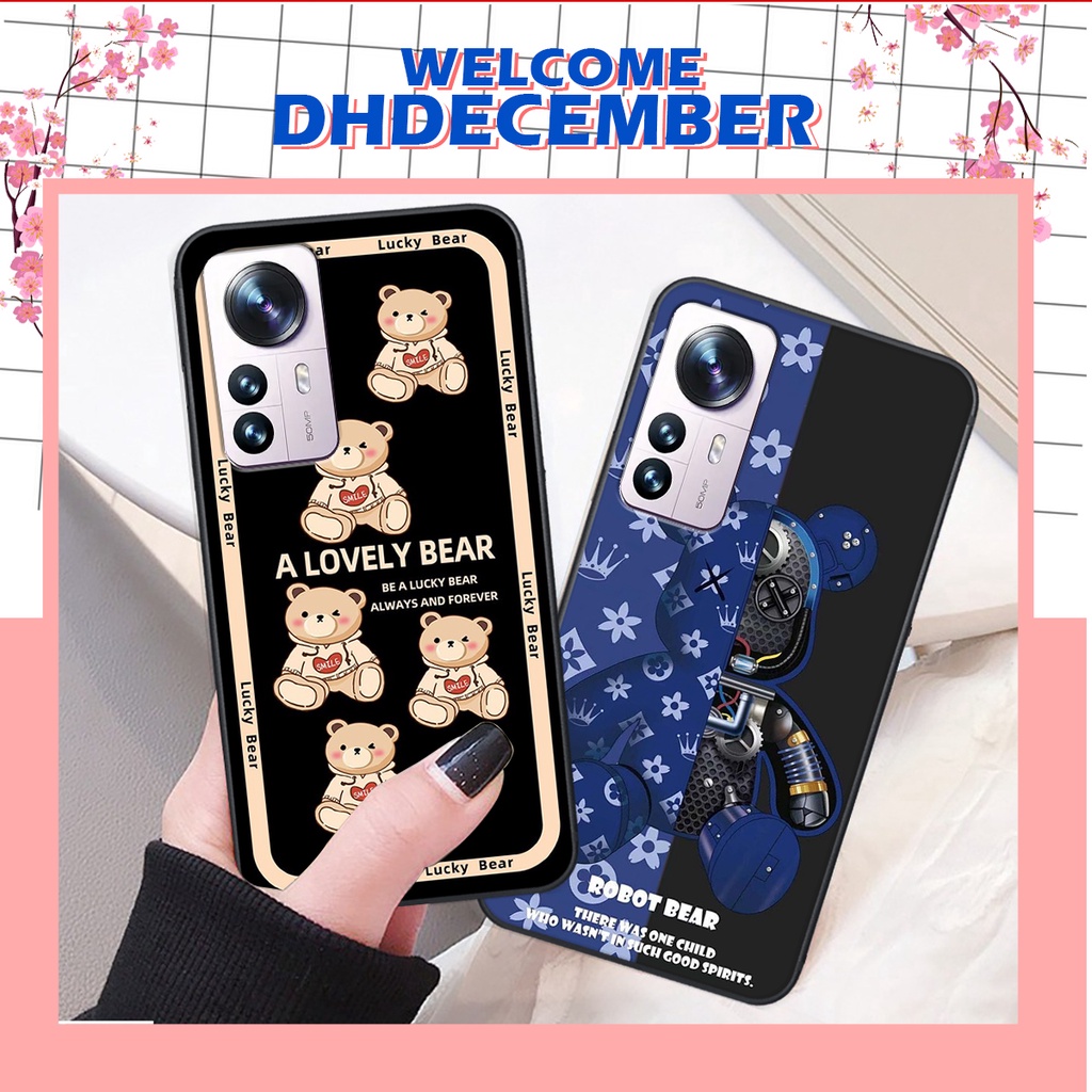 Ốp lưng Xiaomi 12 in hình 3D lucky, gấu Brick xinh xắn - KHÔNG NÊN BỎ LỠ