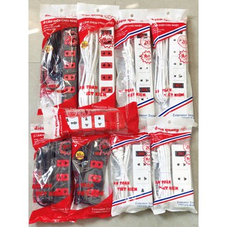 Ổ cắm điện Điện Quang, 3 lỗ, 3 lỗ 2 chấu, 6 lỗ 2 chấu