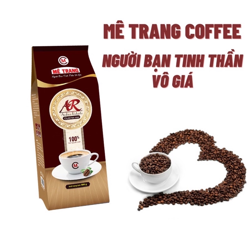 [Online Supermarket]-Cà phê Mê Trang Arabica Robusta(AR)-túi bột 500g