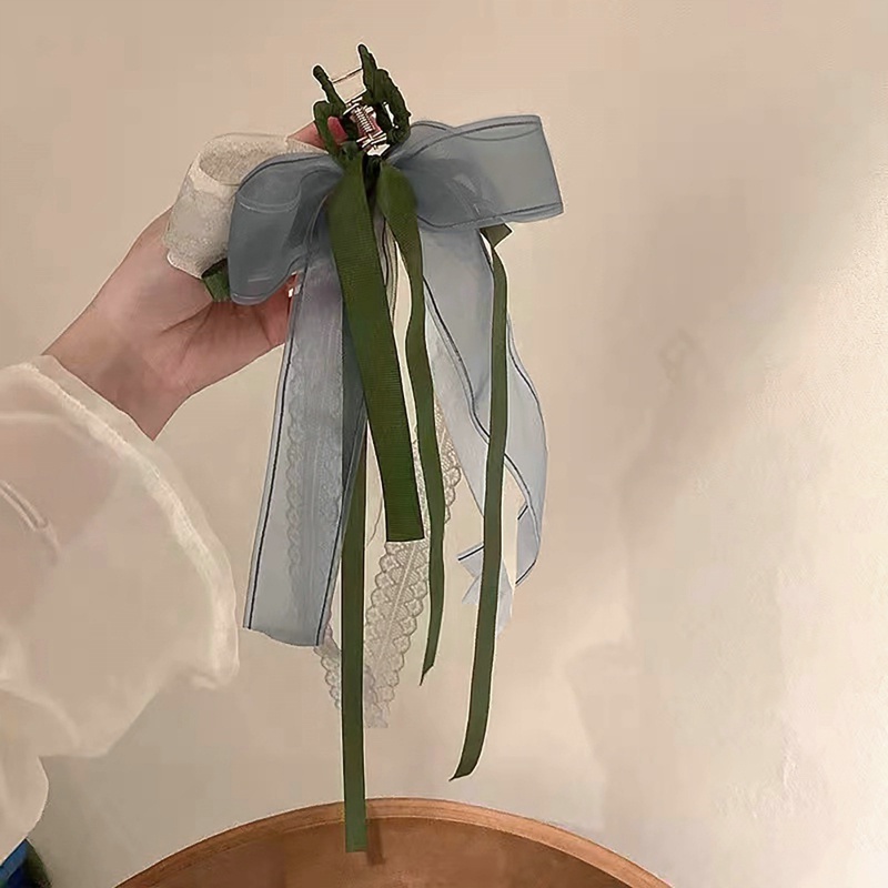 Kẹp Tóc Nơ Dài Siêu Xinh Xắn Chất Lượng Cao Cho Bạn Gái