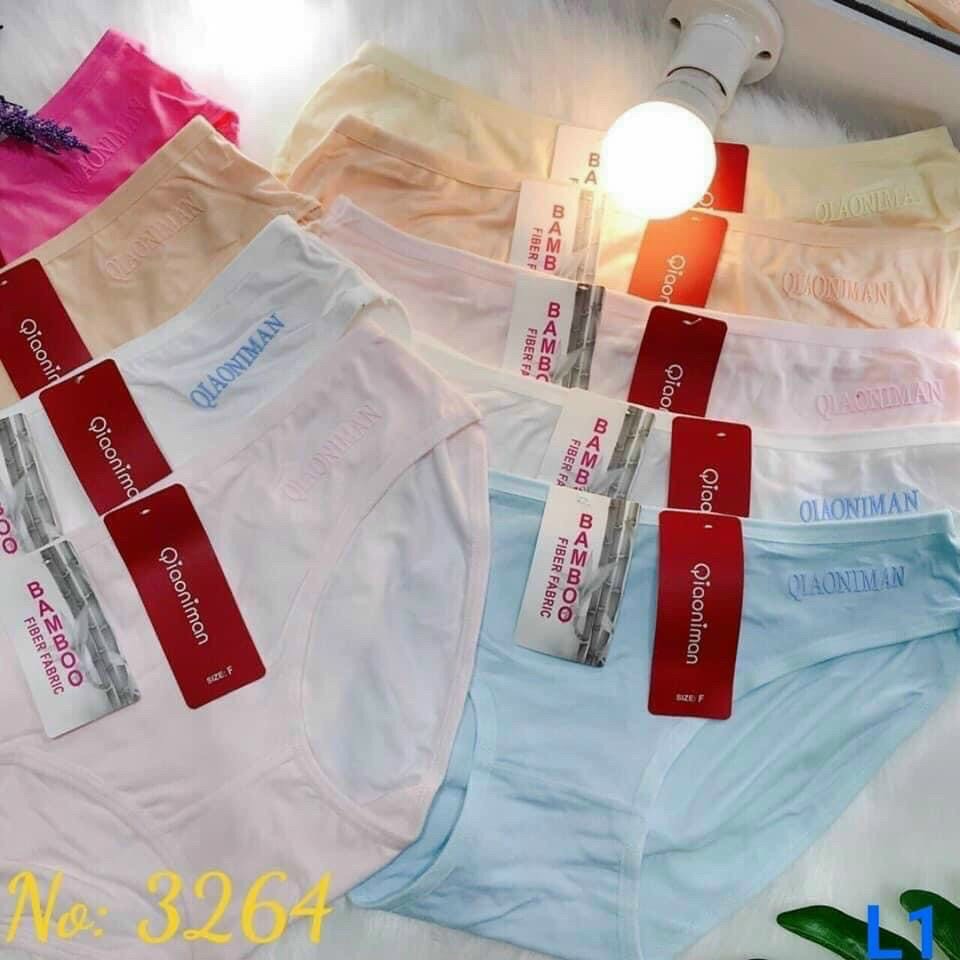 Combo 10 Quần Lót Cotton Nữ Form To Hàng Đẹp Từ 45>65Kg