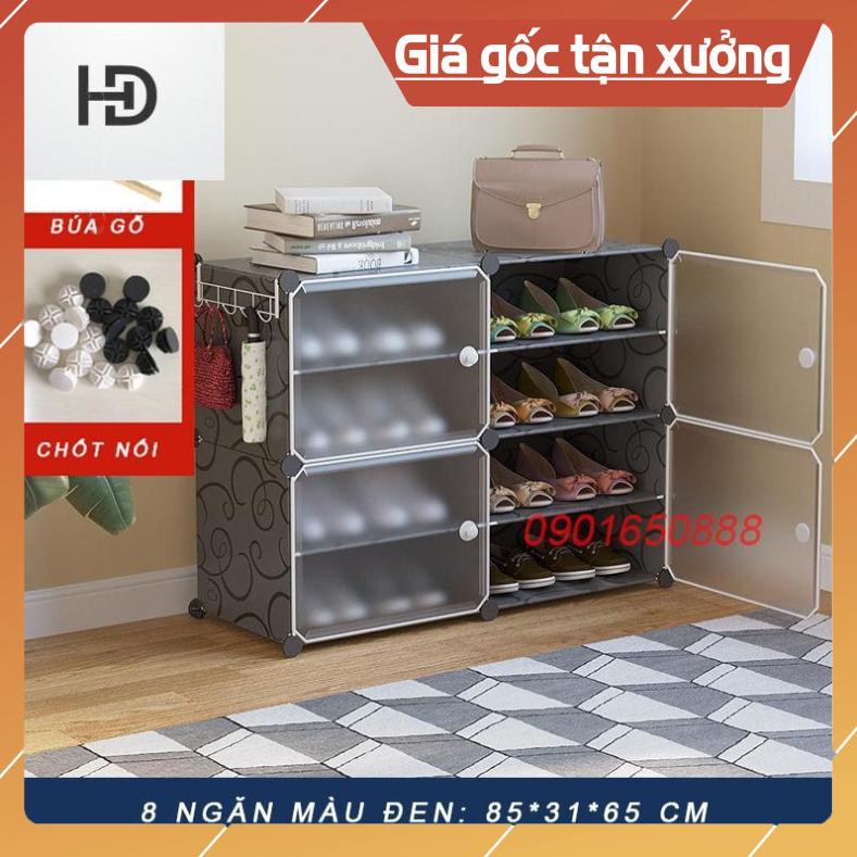 [Mã LIFE1511A giảm 10% đơn 50K] [RẺ VÔ ĐỊCH - TỦ GIÀY 6-8 NGĂN] Tủ nhựa đựng giày lắp ghép - Kệ để giày đa năng | BigBuy360 - bigbuy360.vn