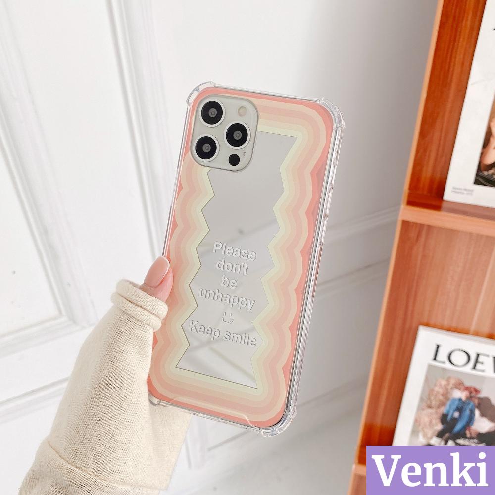 Ốp điện thoại TPU dẻo tráng gương họa tiết hình bánh kem chuyển màu phổ biến bảo vệ camera thích hợp cho iPhone