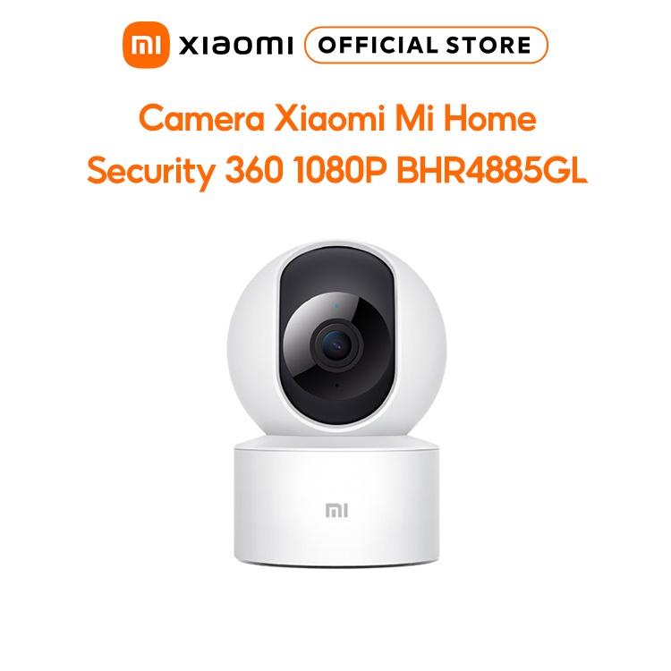 Camera giám sát Xiaomi Mi 360° (1080p) l Độ phân giải cao 1080p | Chế độ toàn cảnh 360° | Tầm nhìn đêm hồng ngoại