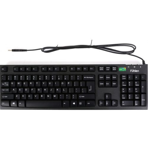 Keyboard Fuhlen L411 USB Black - Hàng Chính hãng