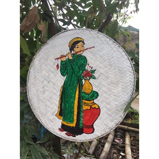 Tranh mẹt tre đông hồ trang trí
