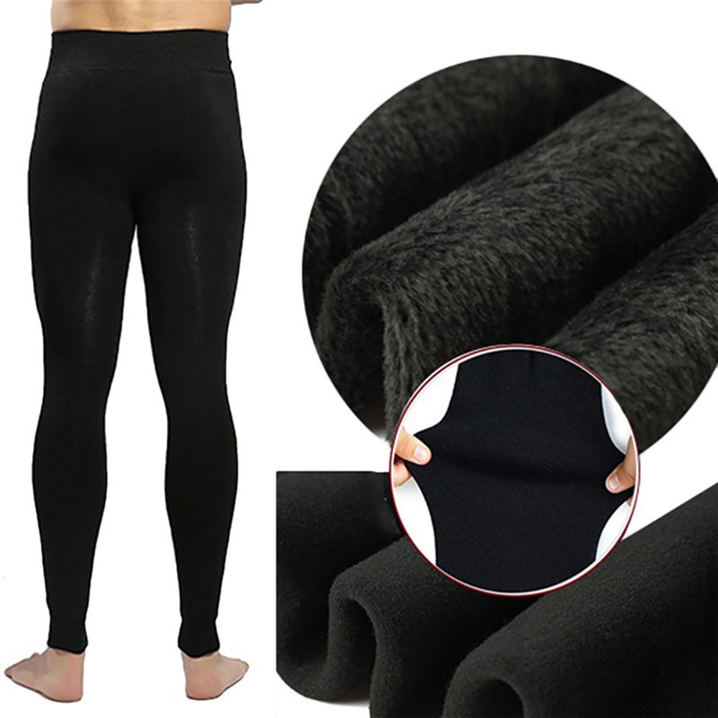 Quần legging nam thun nỉ giữ ấm cho mùa đông