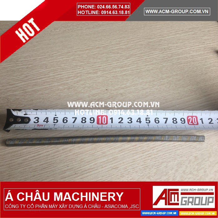 TY RUNG MÁY ĐẦM THƯỚC KHUNG SẮT ĐỎ
