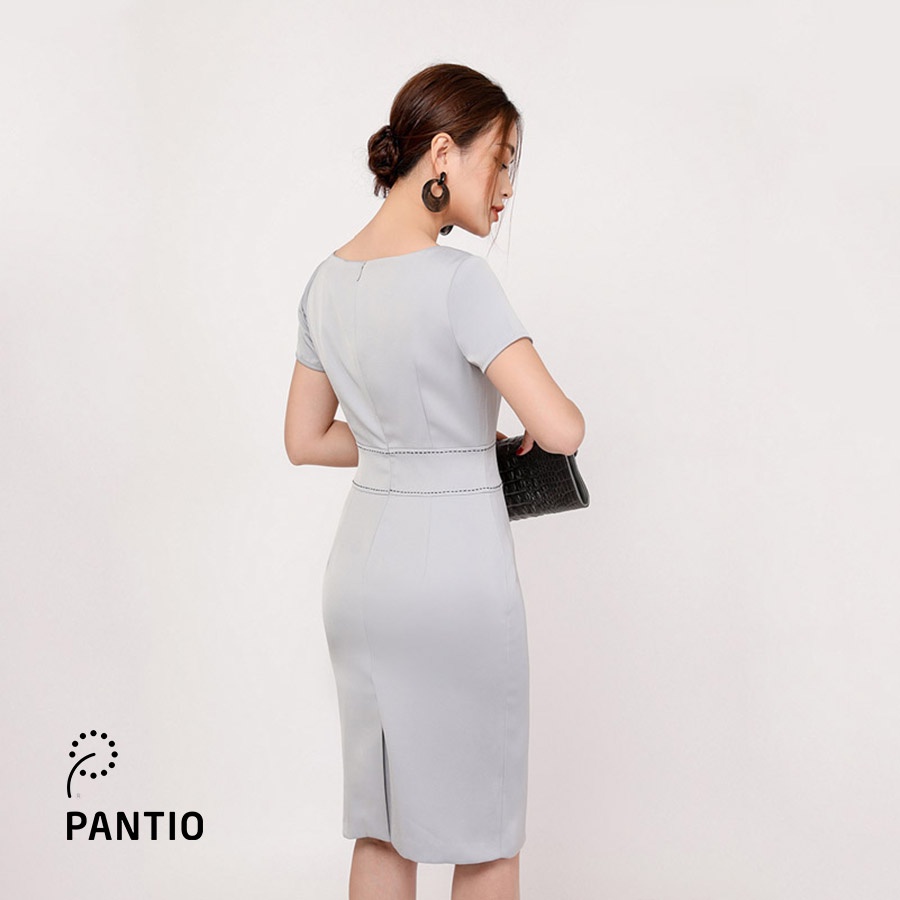 Đầm công sở ngắn tay dáng ôm nhẹ FDC72201 - PANTIO