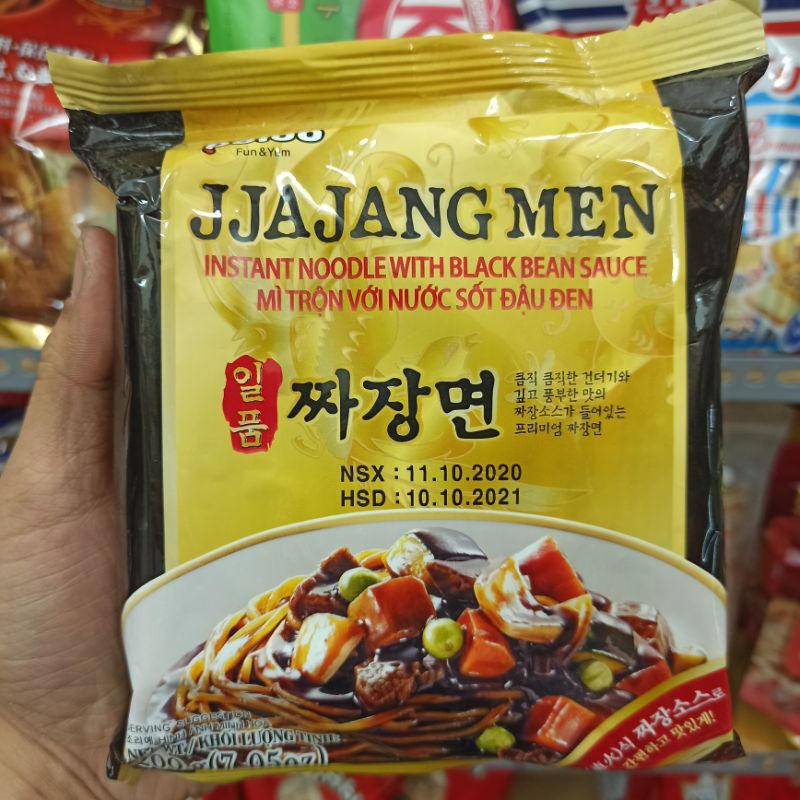 [T1/2023] Mỳ tương đen Hàn Quốc Jja jang men 200g siêu ngon