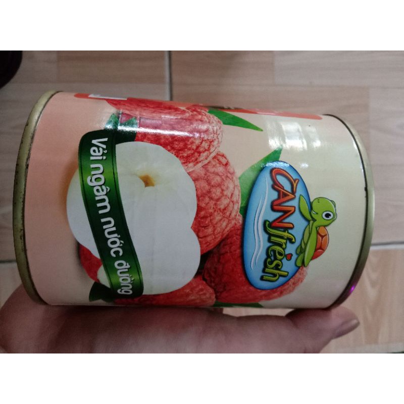 vải thiều nước đường hạ long CANfresh 565g