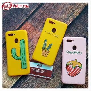 Ốp lưng Oppo A7 ốp silicon dẻo họa tiết dễ thương chống bám vân tay OA7190211A2