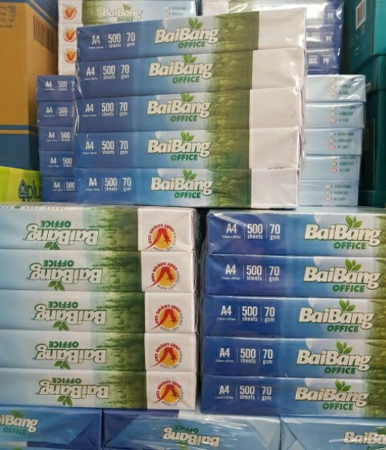 Giấy A4 Bãi Bằng Office (BB Hồng Tem ĐL70)