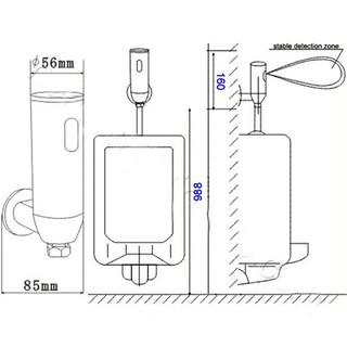 Bộ xả tiểu cảm ứng Eurolife EL-A105
