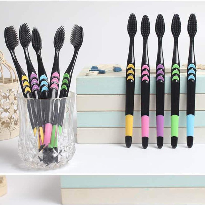 Set 4 Bàn Chải Đánh Răng Than Hoạt Tính Xuất Xứ Hàn Quốc