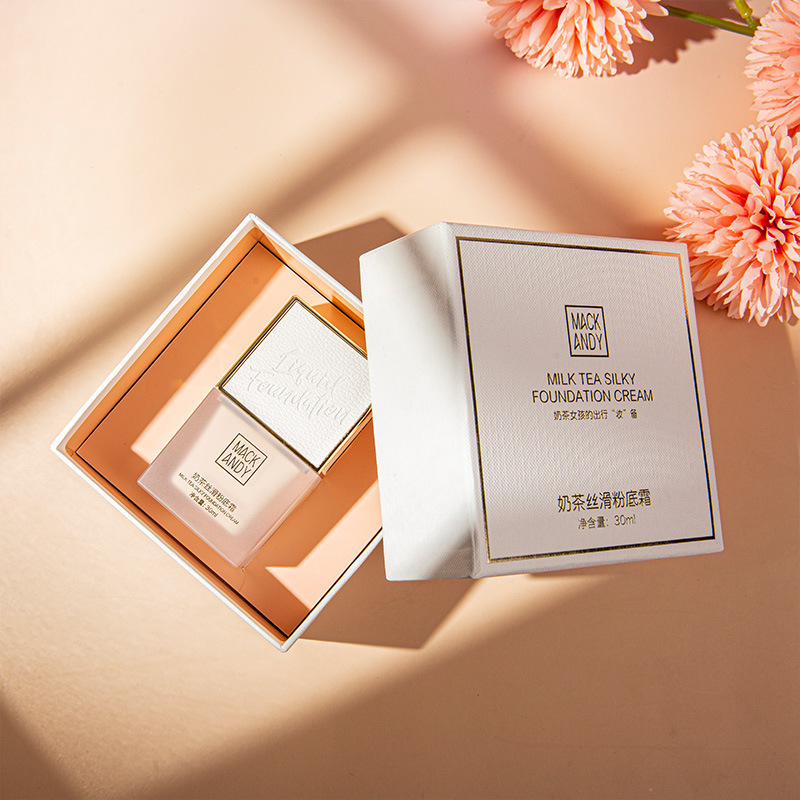 [Hàng mới về] Kem nền che khuyết điểm dạng lỏng chống thấm nước trang điểm trắng sáng tự nhiên | BigBuy360 - bigbuy360.vn