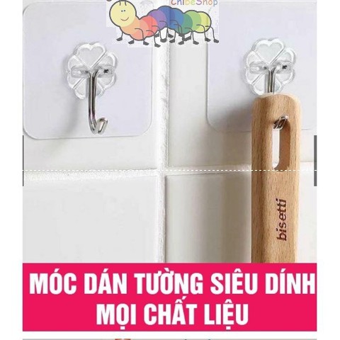 Móc treo tường hít dính siêu chắc chịu lực lớn