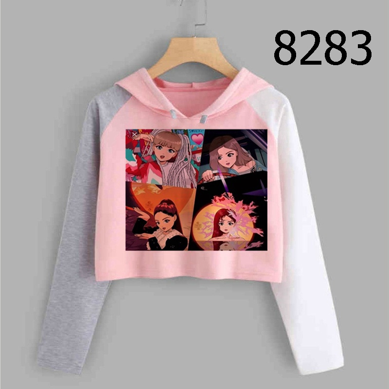 Áo Hoodie Tay Dài In Hình Nhóm Nhạc Exo / Got7 / Nct / Blackpink Twice Thời Trang Hàn Quốc