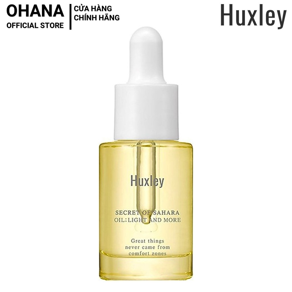 Tinh Chất Dưỡng Ẩm, Chống Lão Hóa Huxley Oil Light And More 5ml - Huxley Mini