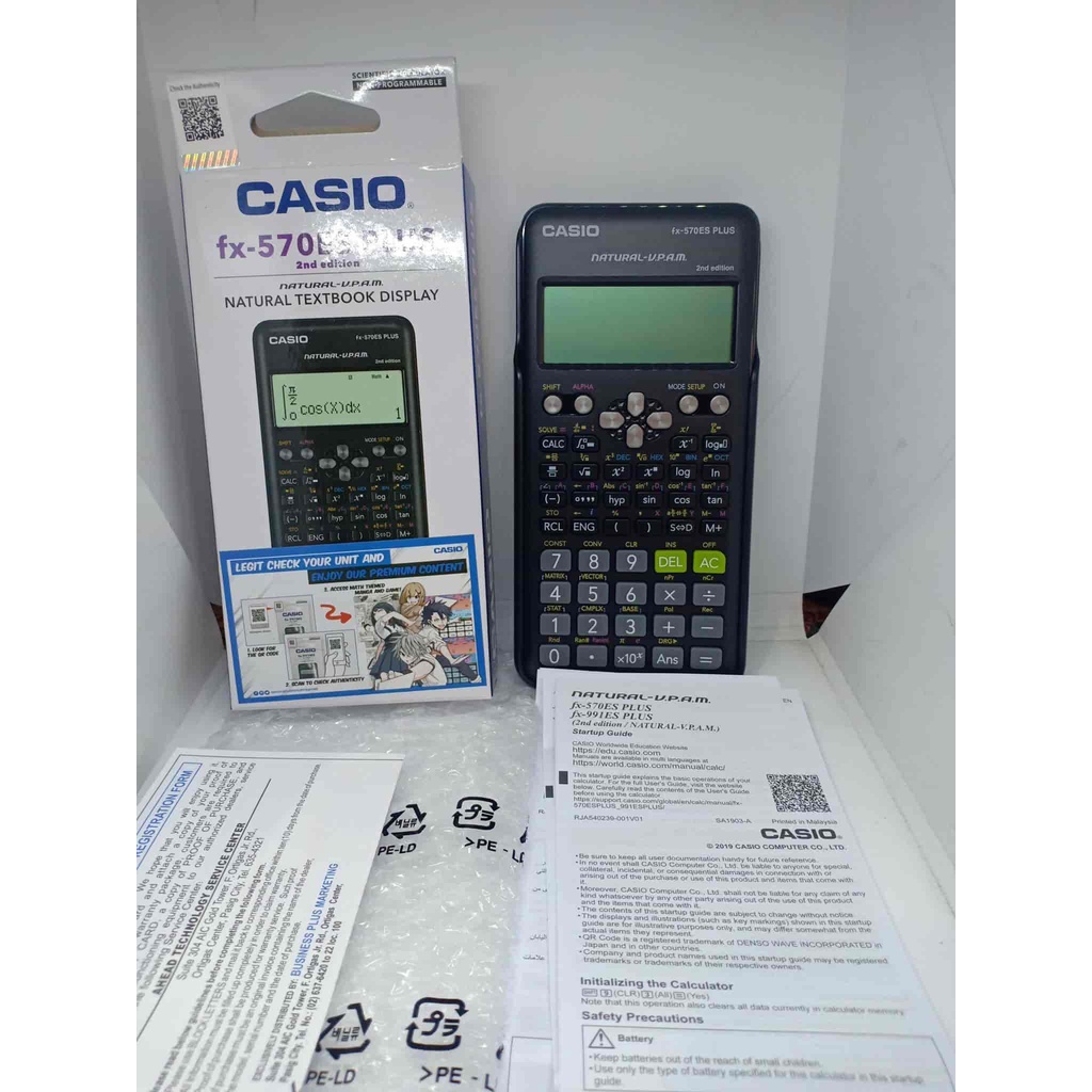 Máy tính Casio FX-570VN Plus New (2nd Edition) dành cho học sinh cấp 2, cấp 3 có thể mang vào phòng thi