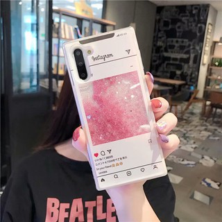 Ốp điện thoại bằng TPU thiết kế kim tuyến nước thời trang cho Samsung Galaxy Note 10 plus S10 plus