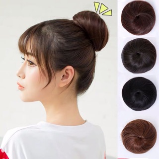 [TÓC GIẢ] TÓC BÚI TRÒN ☀️ FREESHIP ĐƠN 50K BÚI TRÒN BẢNG 6 MÀU GIÁ SỈ 35K