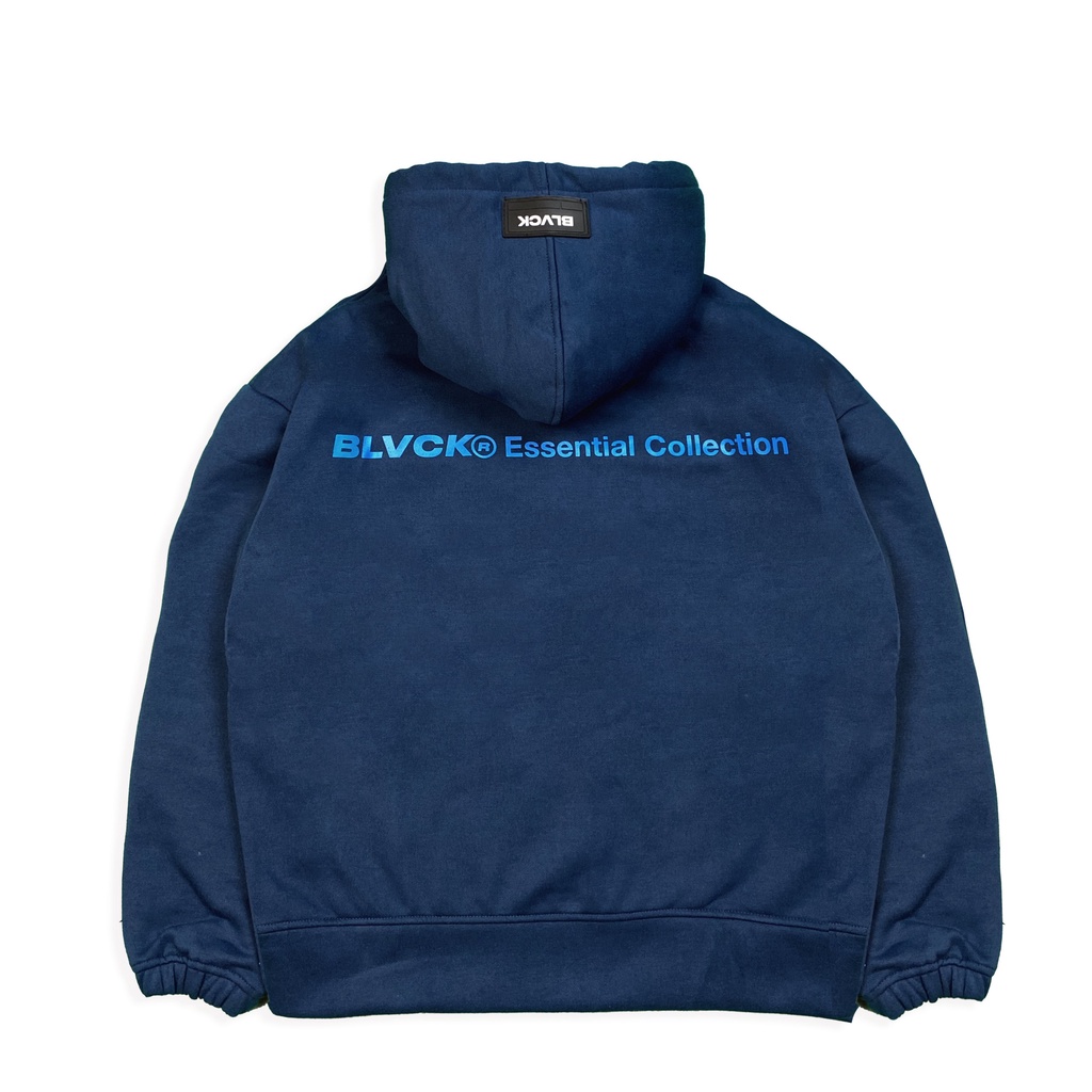 Áo khoác hoodie basic BLVCK - Bluerock (Phiên bản mùa đông: Nỉ bông dày)