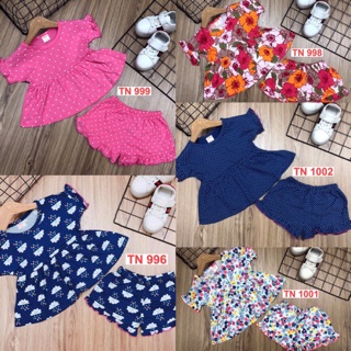 Set 5 bộ bèo bé gái chỉ 200k