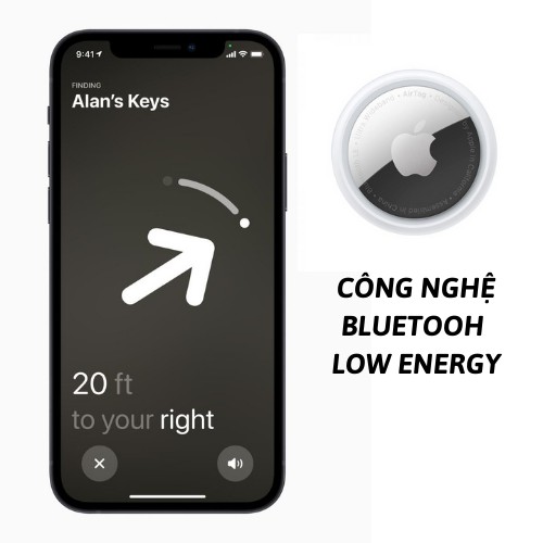 [CHÍNH HÃNG] Apple Airtag - Thiết bị tìm đồ thất lạc - Pin dùng 1 năm - Tặng kèm móc khoá - Bảo hành 18 tháng