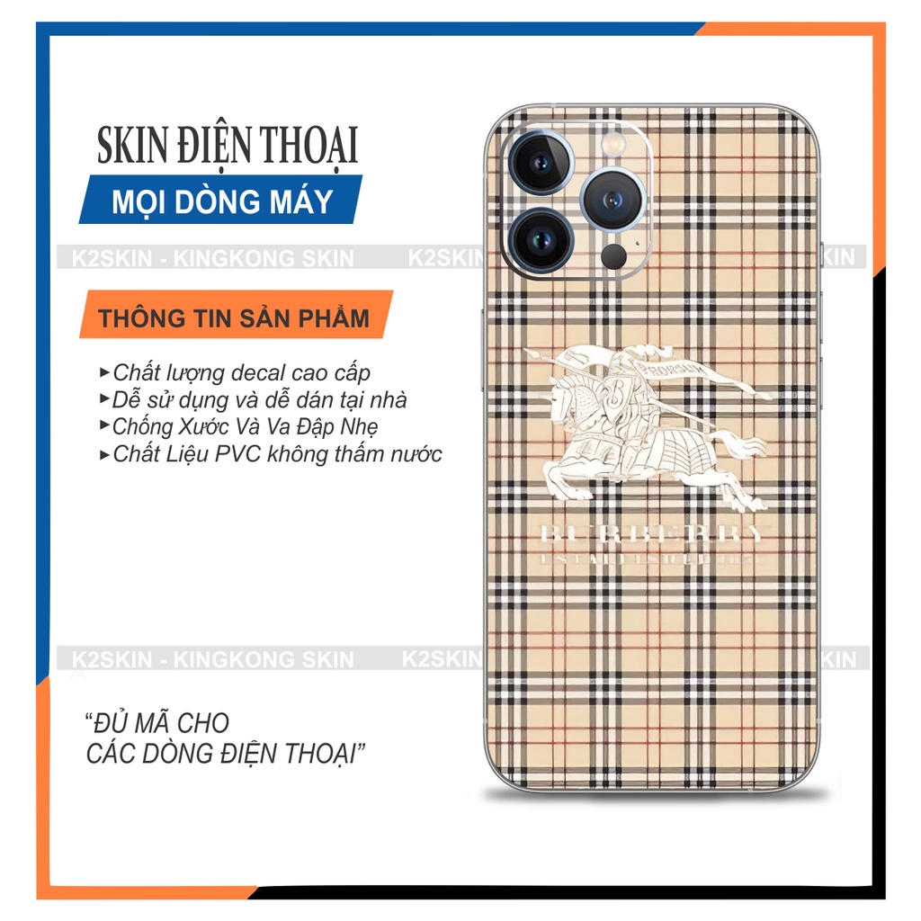 Miếng dán Skin cho Android và  Iphone 6/7/8/x/xs/11/12pro/13promax/13/13pro ( Mã skin 128)