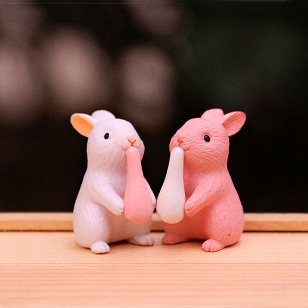 Bộ 12 Mô Hình Thỏ Phục Sinh Dùng Trang Trí DIY