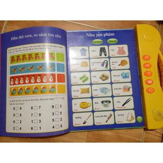 [Free ship] Sách nói song ngữ cho trẻ em