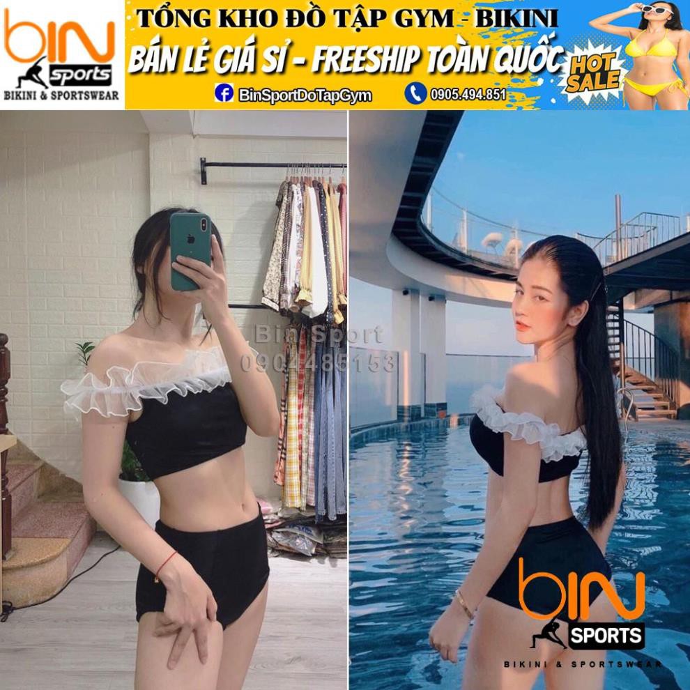 Bộ Đồ Bơi Hai Mảnh Phối Ren Bin Sports BHV072 [ Bikini Giá Xưởng ]