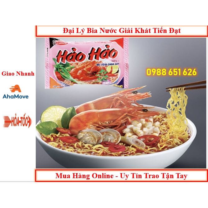 Thùng Mì Hảo Hảo Tôm Chua Cay 30 gói x 75g