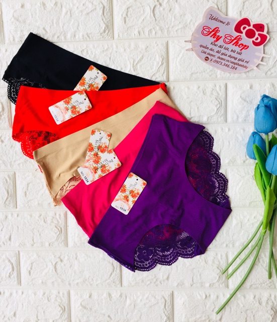 🔥ĐẸP TUYỆT VỜI🔥Quần lót ren thông hơi pha ren set 5c🔥 | BigBuy360 - bigbuy360.vn