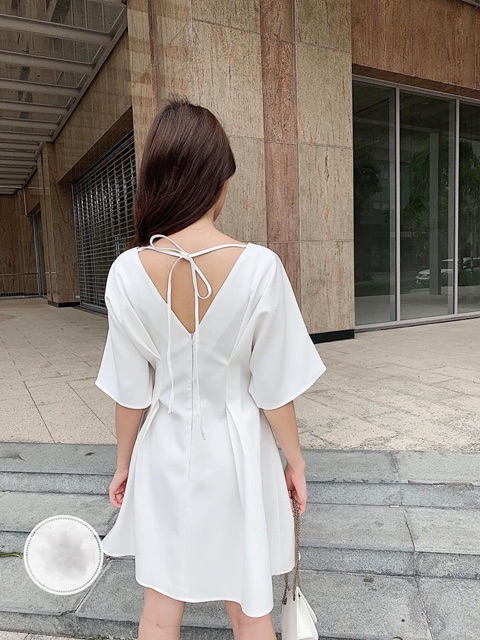 ✨✨Đầm Xếp Li Eo Tay Dơi