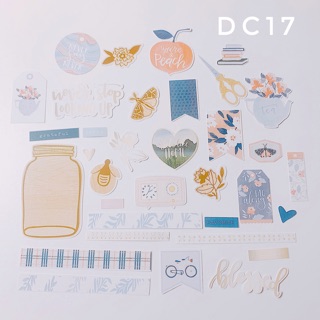 DIE CUT TRANG TRÍ SCRAPBOOK, BULLET JOURNAL - TWILIGHT COLLECTION