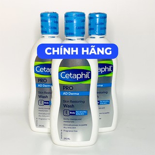 Sữa tắm Cetaphil Pro [Chính Hãng] Sữa tắm dành cho da cơ địa, khô Cetaphil Pro Ad Derma Wash 295ml