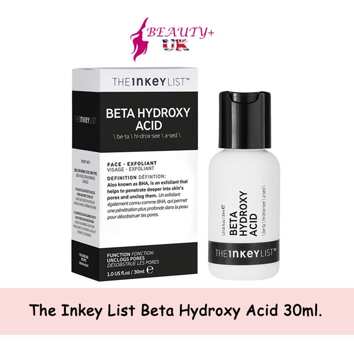 Serum tẩy da chết hoá học The Inkey List Beta Hydroxy Acid 30ml