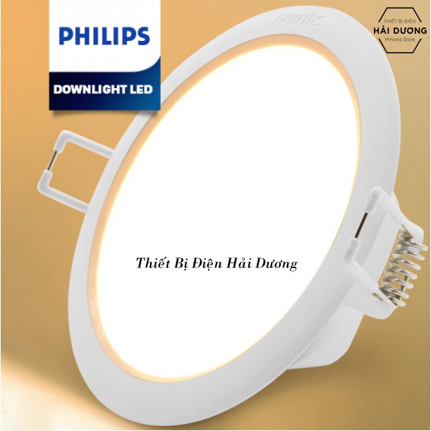 Combo Bộ 6 Đèn Led Downlight Âm Trần Philips 59448 MESON 105 7W - 59449 MESON 105 9W - 59464 MESON 125 13W Công Nghệ Eye