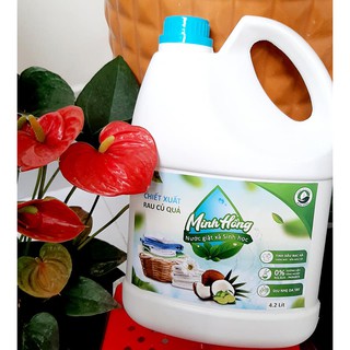 NƯỚC GIẶT TỰ NHIÊN MINH HỒNG AN TOÀN CHO TRẺ 4.2 Lít