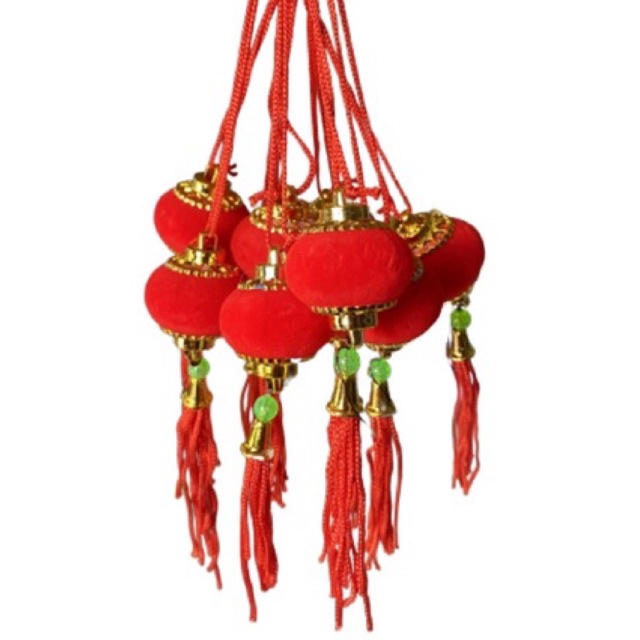 Combo 5 Liễn Treo Cây Đèn Lồng May Mắn Mã 50