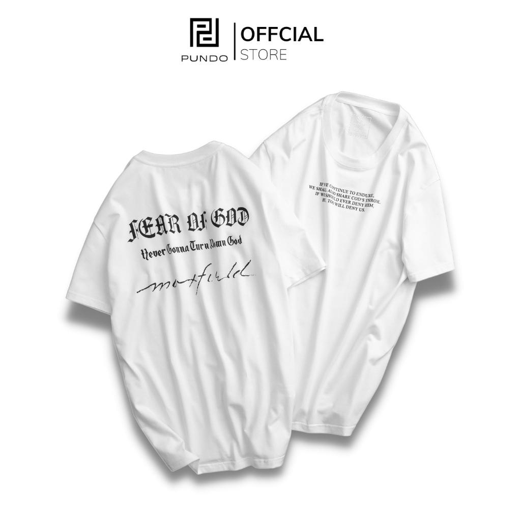 Áo thun nam cổ tròn tay ngắn 2 màu trắng đen ,  vải cotton cao cấp , size đến 85kg PUNDO ATPD39